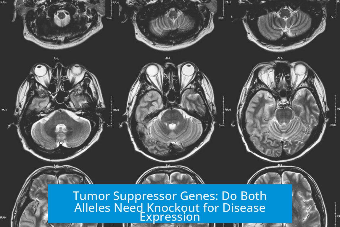Tumor Suppressor Genes: Do Both Alleles Need Knockout for Disease Expression