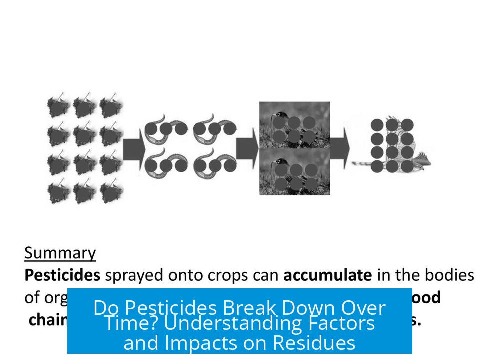 Do Pesticides Break Down Over Time? Understanding Factors and Impacts on Residues