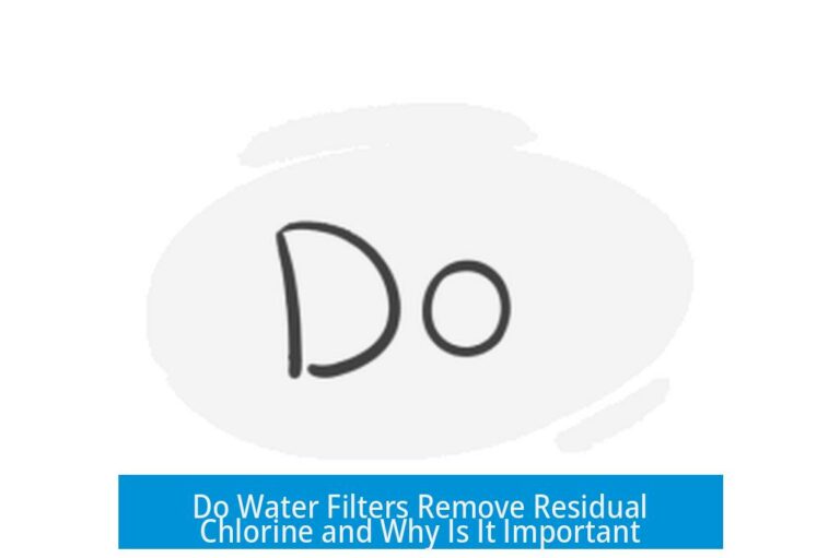 Do Water Filters Remove Residual Chlorine and Why Is It Important