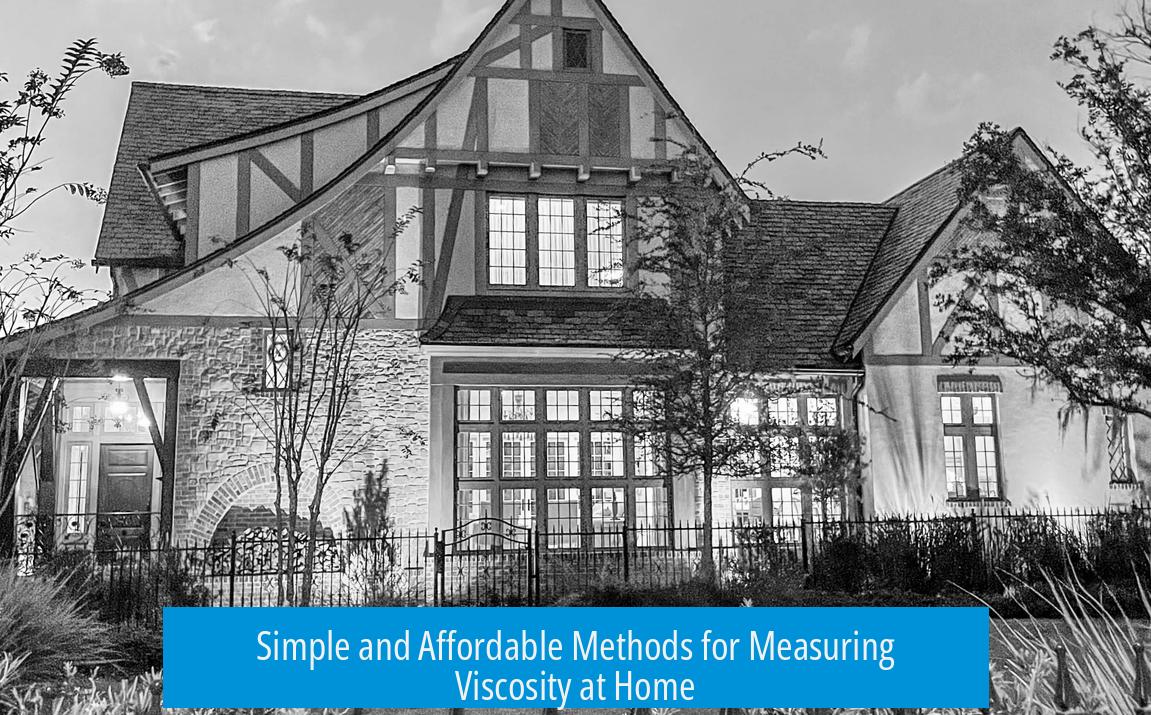 Simple and Affordable Methods for Measuring Viscosity at Home