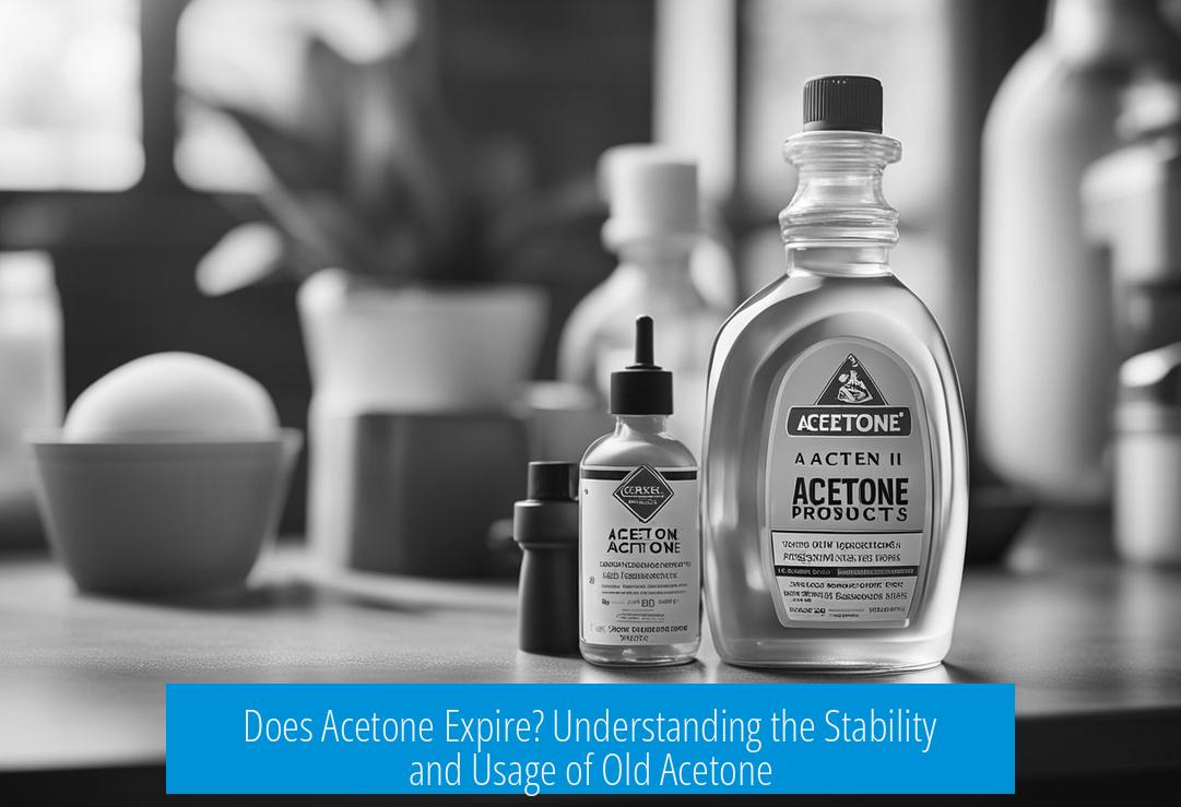 Does Acetone Expire? Understanding the Stability and Usage of Old Acetone