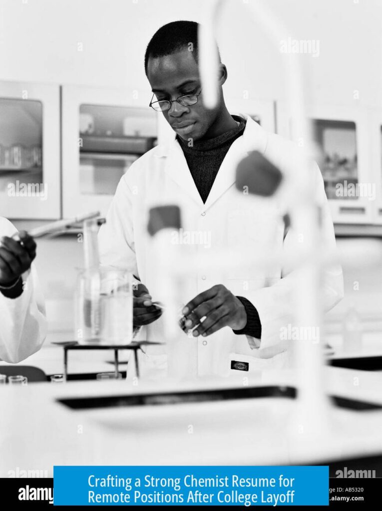 Crafting a Strong Chemist Resume for Remote Positions After College Layoff