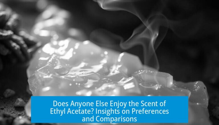 Does Anyone Else Enjoy the Scent of Ethyl Acetate? Insights on Preferences and Comparisons