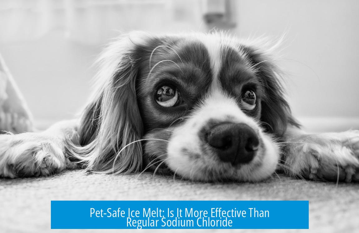 Pet-Safe Ice Melt: Is It More Effective Than Regular Sodium Chloride