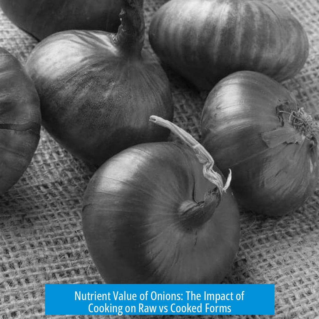 Nutrient Value of Onions: The Impact of Cooking on Raw vs Cooked Forms