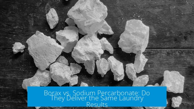 Borax vs. Sodium Percarbonate: Do They Deliver the Same Laundry Results