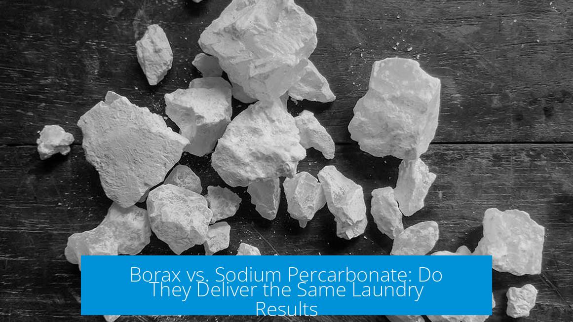 Borax vs. Sodium Percarbonate: Do They Deliver the Same Laundry Results