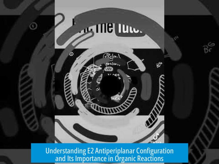 Understanding E2 Antiperiplanar Configuration and Its Importance in Organic Reactions