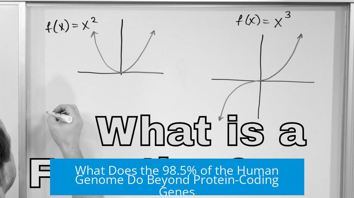 What Does the 98.5% of the Human Genome Do Beyond Protein-Coding Genes