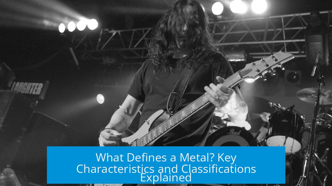 What Defines a Metal? Key Characteristics and Classifications Explained