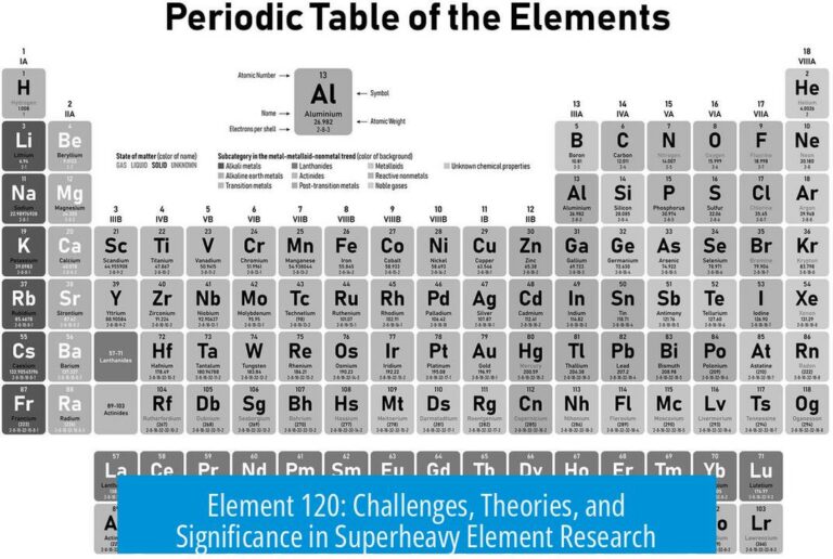 Element 120: Challenges, Theories, and Significance in Superheavy Element Research