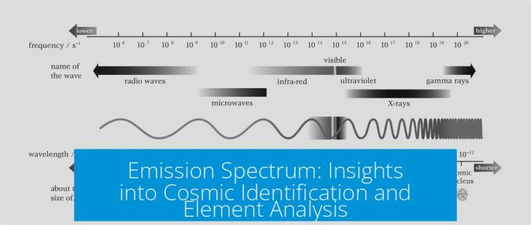 Emission Spectrum: Insights into Cosmic Identification and Element Analysis