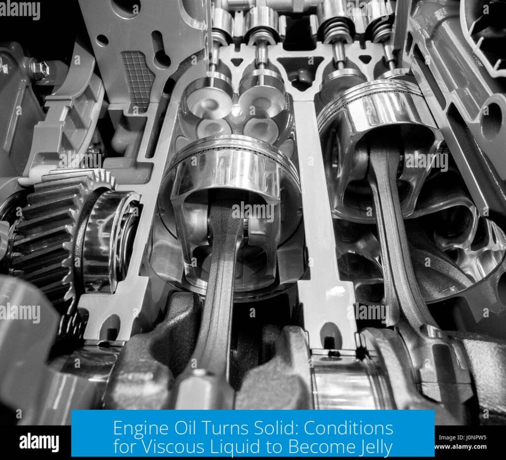 Engine Oil Turns Solid: Conditions for Viscous Liquid to Become Jelly ...