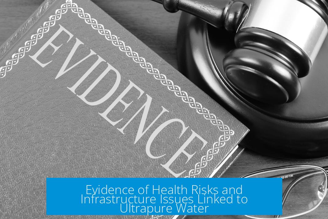 Evidence of Health Risks and Infrastructure Issues Linked to Ultrapure Water