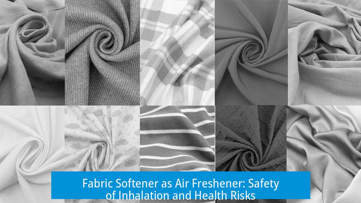 Fabric Softener as Air Freshener: Safety of Inhalation and Health Risks