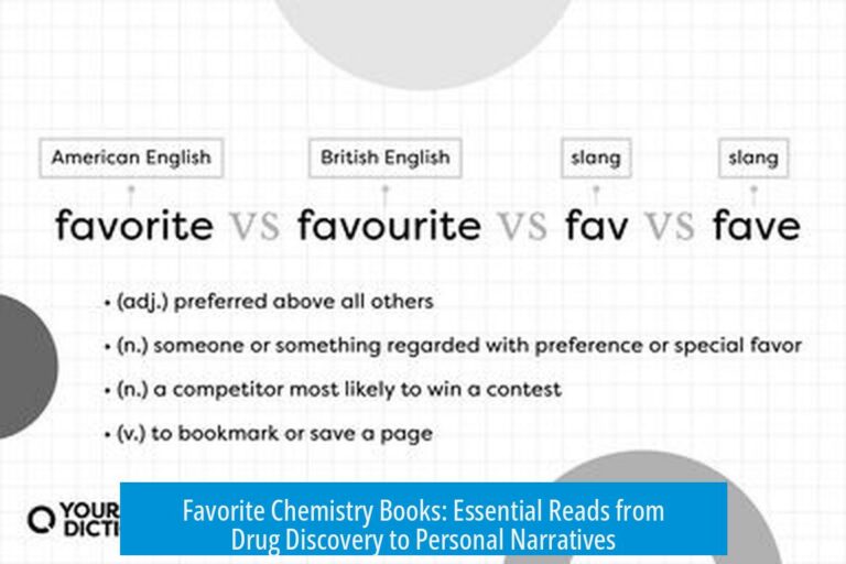Favorite Chemistry Books: Essential Reads from Drug Discovery to Personal Narratives