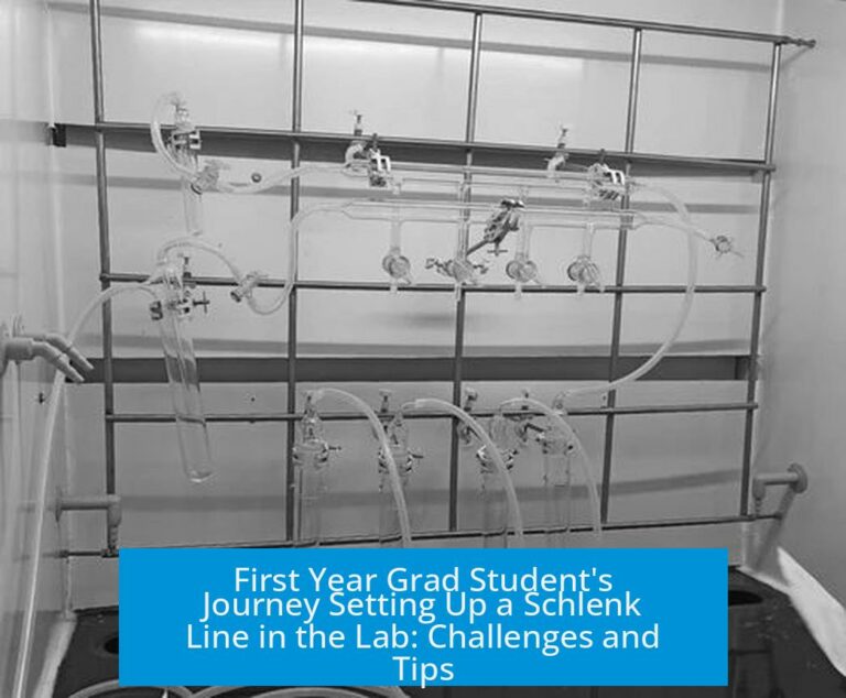 First Year Grad Student's Journey Setting Up a Schlenk Line in the Lab: Challenges and Tips