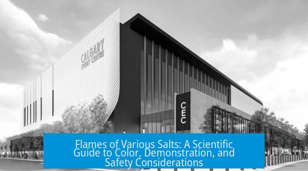 Flames of Various Salts: A Scientific Guide to Color, Demonstration, and Safety Considerations
