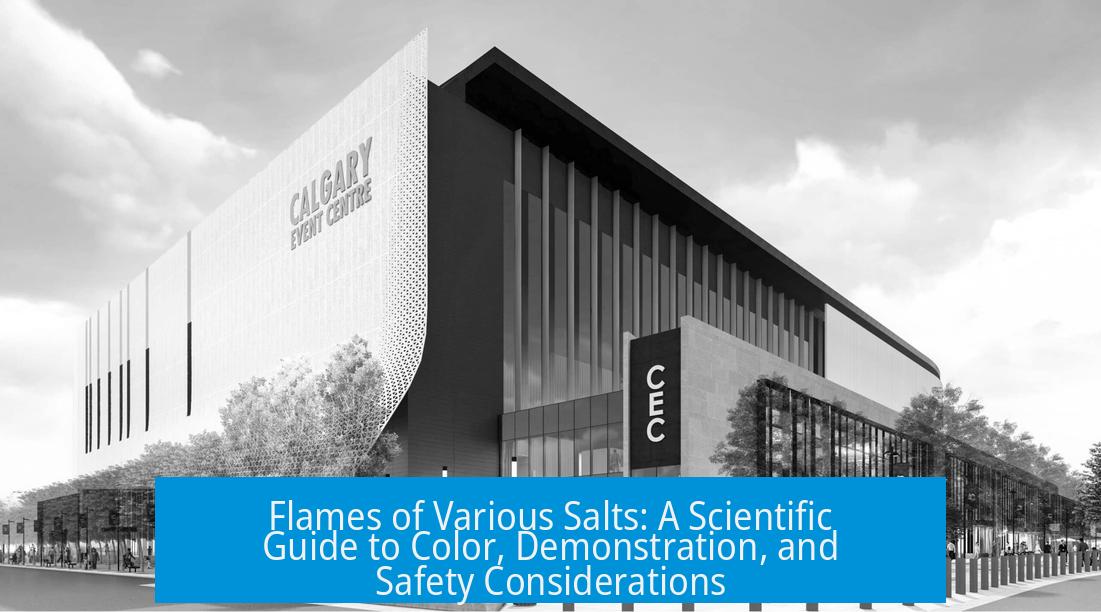Flames of Various Salts: A Scientific Guide to Color, Demonstration, and Safety Considerations
