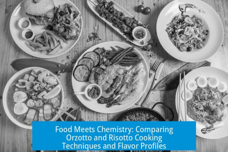 Food Meets Chemistry: Comparing Orzotto and Risotto Cooking Techniques and Flavor Profiles