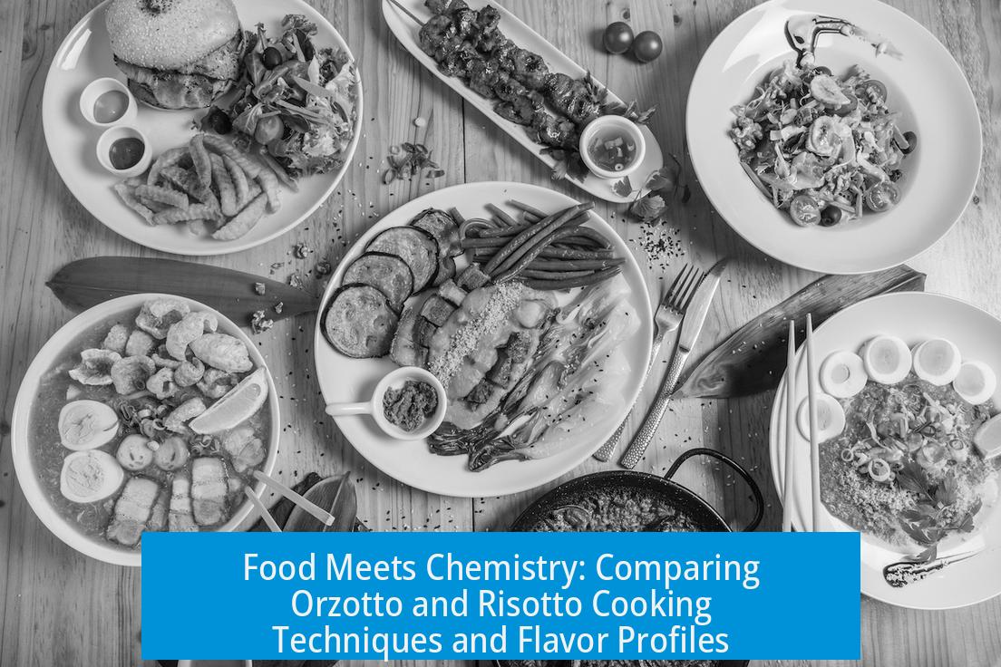 Food Meets Chemistry: Comparing Orzotto and Risotto Cooking Techniques and Flavor Profiles