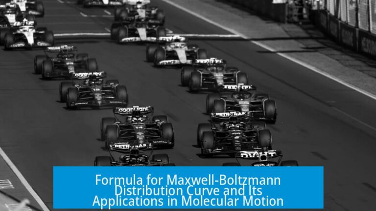 Formula for Maxwell-Boltzmann Distribution Curve and Its Applications in Molecular Motion