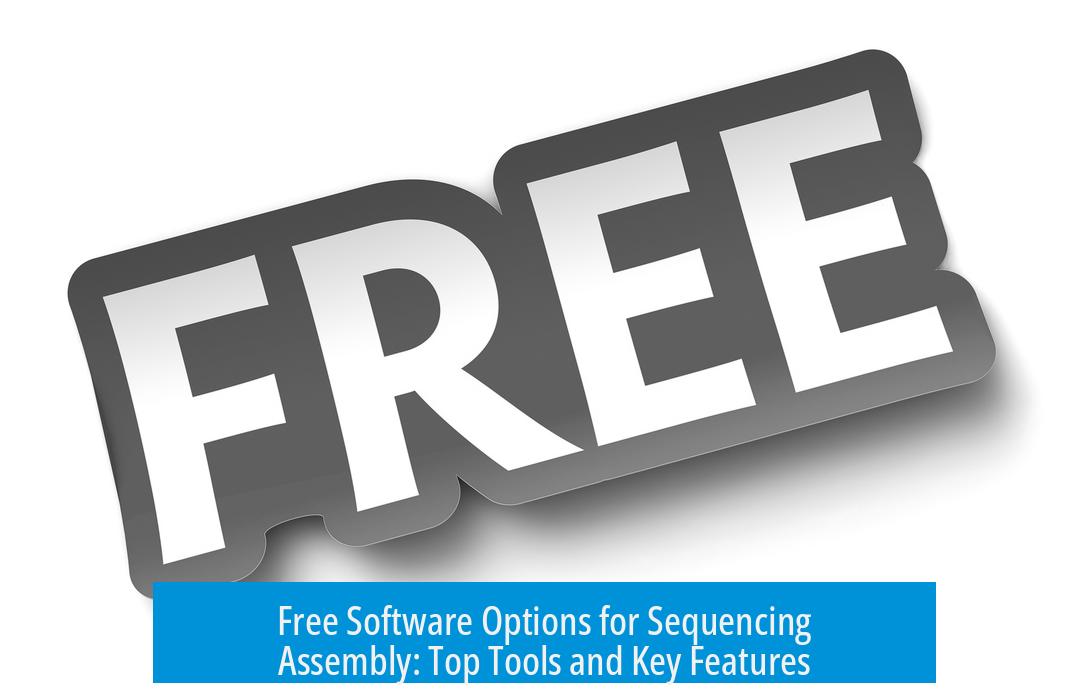 Free Software Options for Sequencing Assembly: Top Tools and Key Features