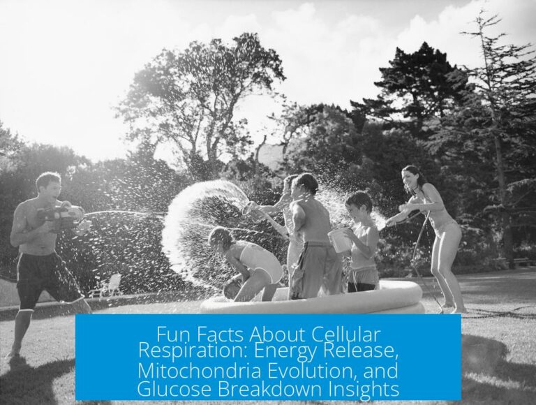 Fun Facts About Cellular Respiration: Energy Release, Mitochondria Evolution, and Glucose Breakdown Insights