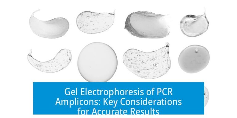 Gel Electrophoresis of PCR Amplicons: Key Considerations for Accurate Results