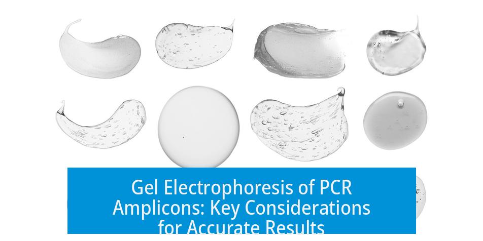 Gel Electrophoresis of PCR Amplicons: Key Considerations for Accurate Results