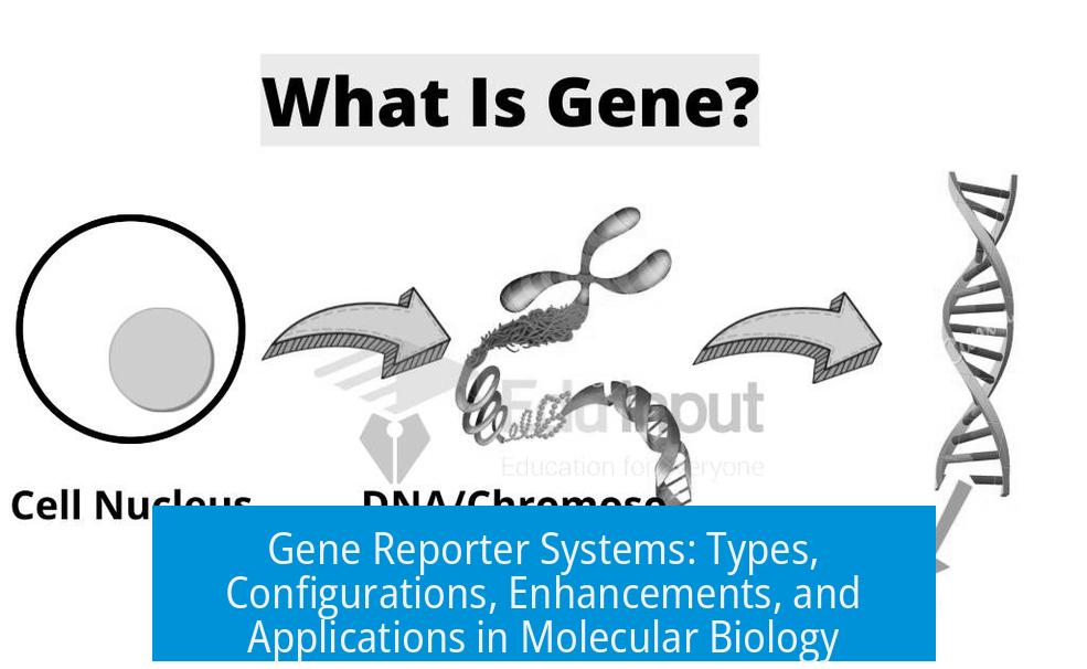 Gene Reporter Systems: Types, Configurations, Enhancements, and Applications in Molecular Biology