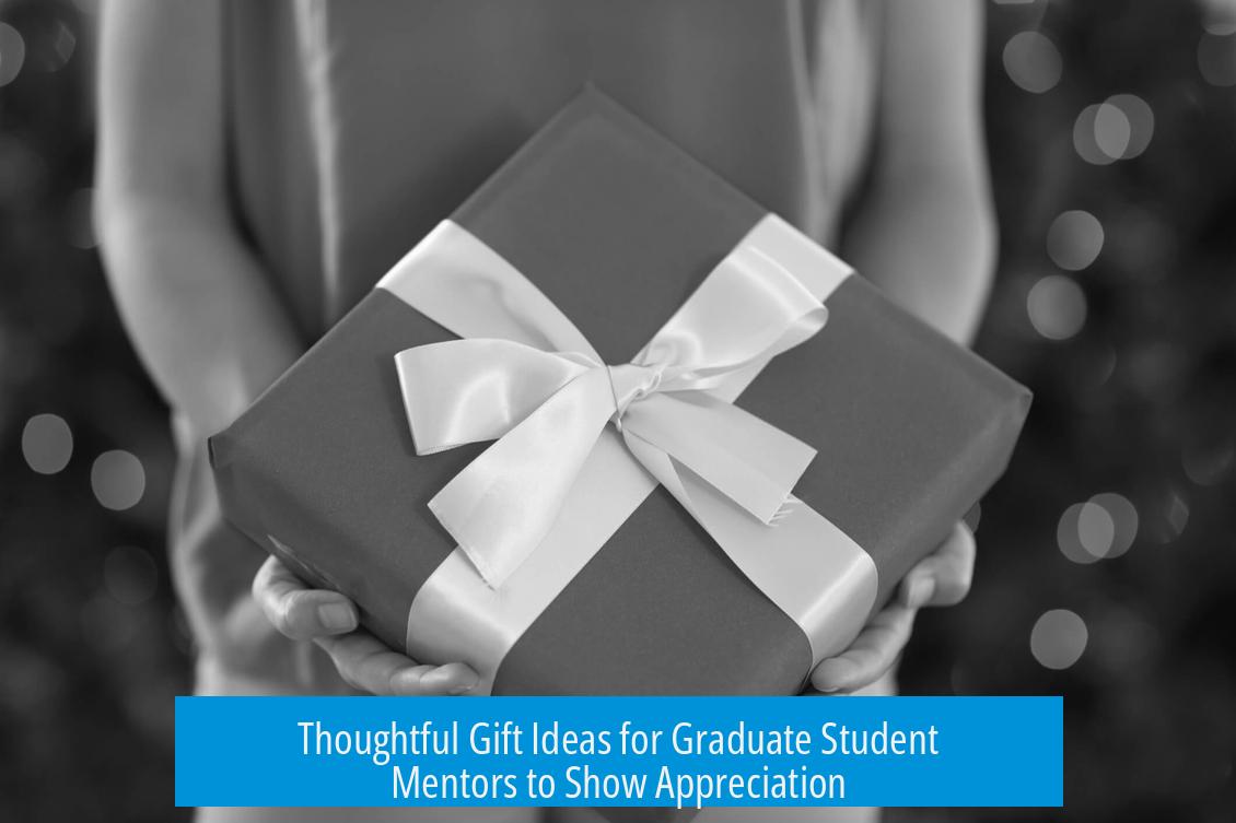 Thoughtful Gift Ideas for Graduate Student Mentors to Show Appreciation