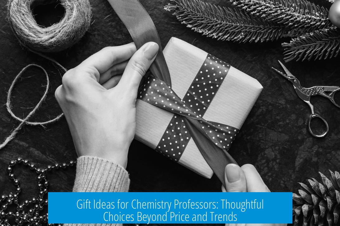 Gift Ideas for Chemistry Professors: Thoughtful Choices Beyond Price and Trends