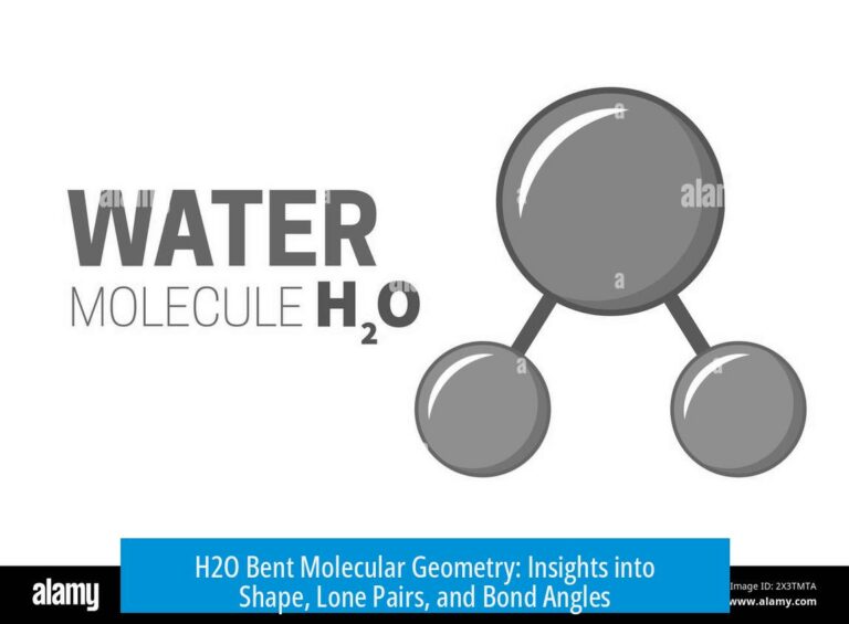 H2O Bent Molecular Geometry: Insights into Shape, Lone Pairs, and Bond Angles