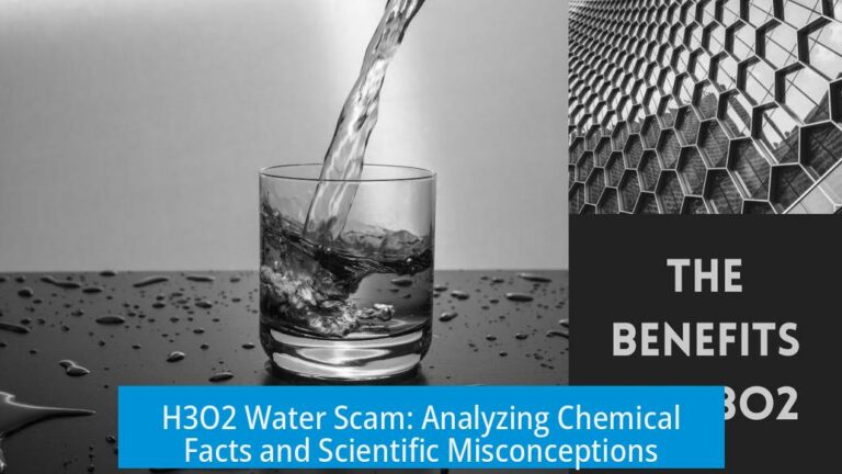 H3O2 Water Scam: Analyzing Chemical Facts and Scientific Misconceptions