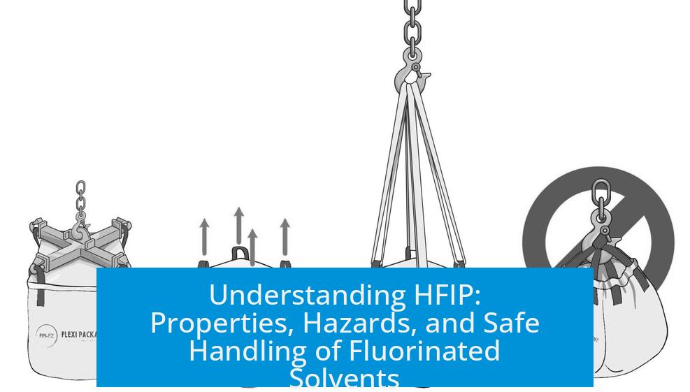Understanding HFIP: Properties, Hazards, and Safe Handling of Fluorinated Solvents