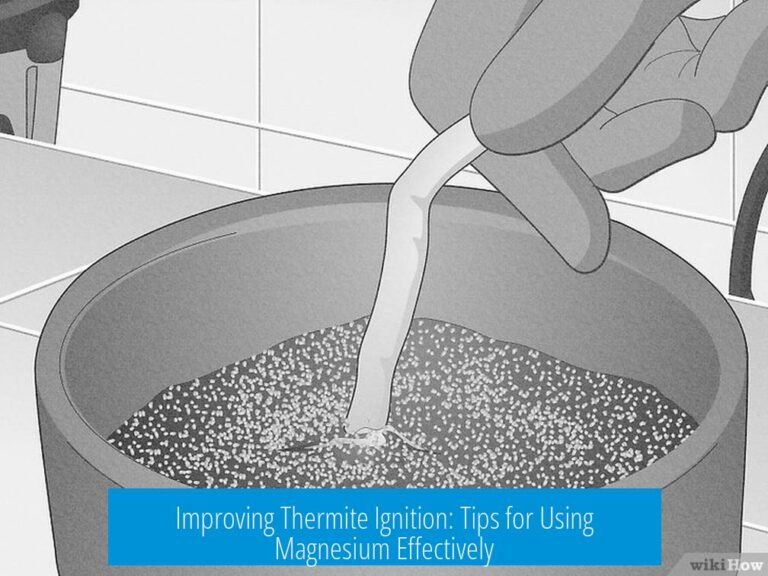 Improving Thermite Ignition: Tips for Using Magnesium Effectively