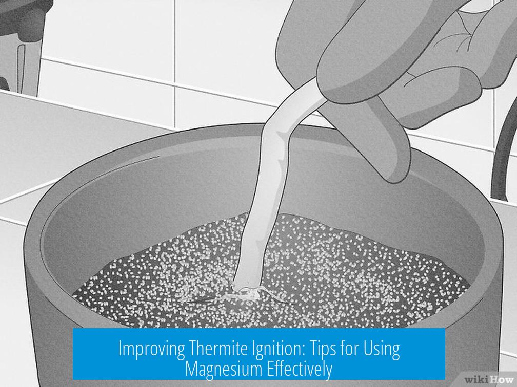 Improving Thermite Ignition: Tips for Using Magnesium Effectively