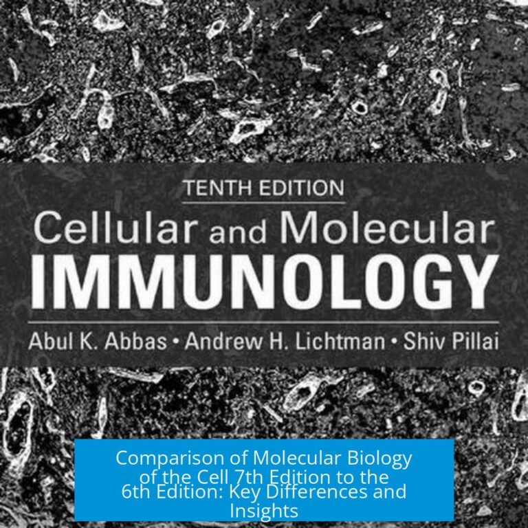 Comparison of Molecular Biology of the Cell 7th Edition to the 6th Edition: Key Differences and Insights