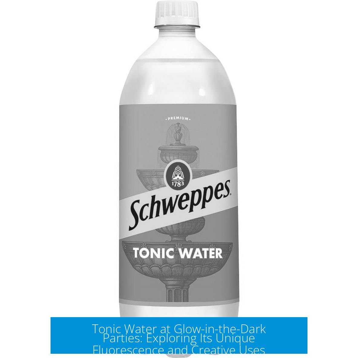 Tonic Water at Glow-in-the-Dark Parties: Exploring Its Unique Fluorescence and Creative Uses