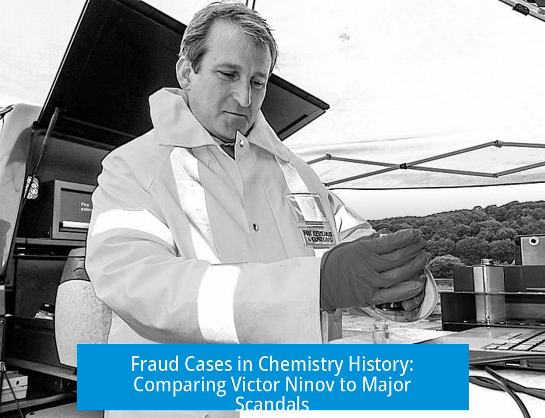Fraud Cases in Chemistry History: Comparing Victor Ninov to Major Scandals