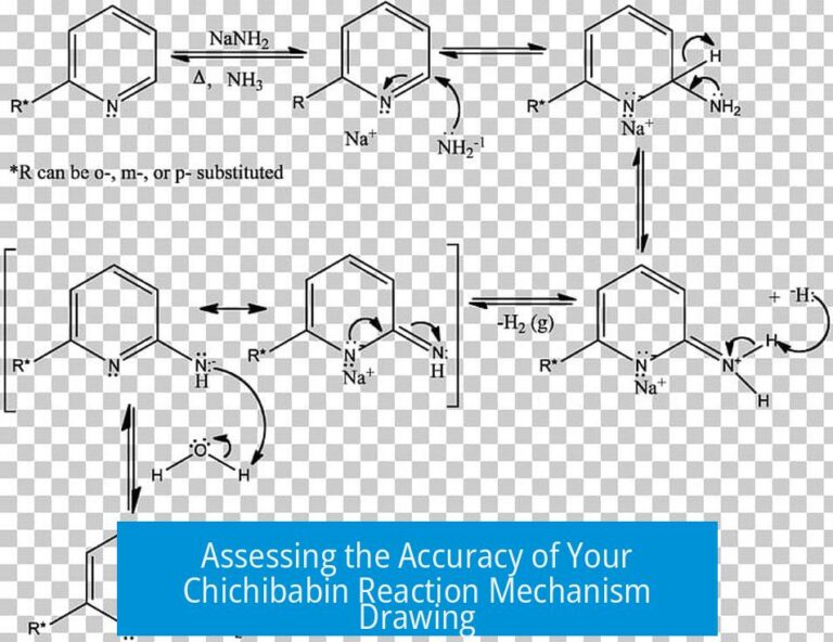 Assessing the Accuracy of Your Chichibabin Reaction Mechanism Drawing