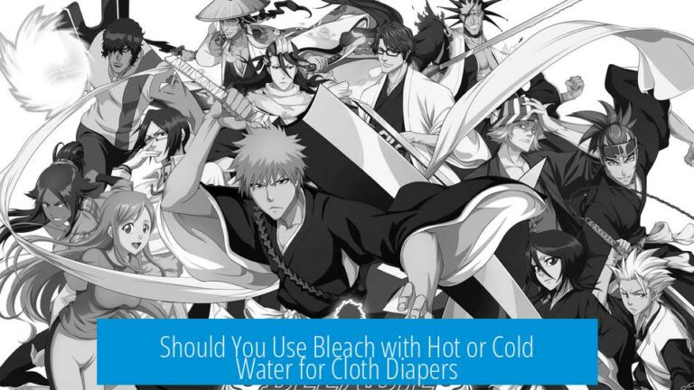 Should You Use Bleach with Hot or Cold Water for Cloth Diapers
