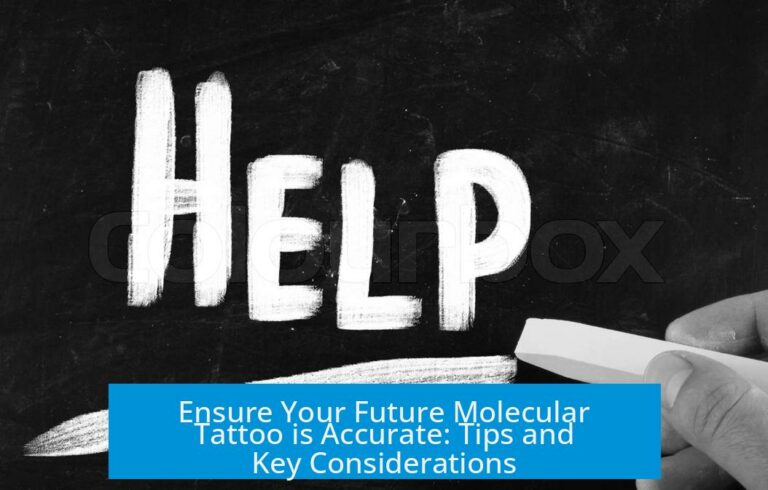 Ensure Your Future Molecular Tattoo is Accurate: Tips and Key Considerations