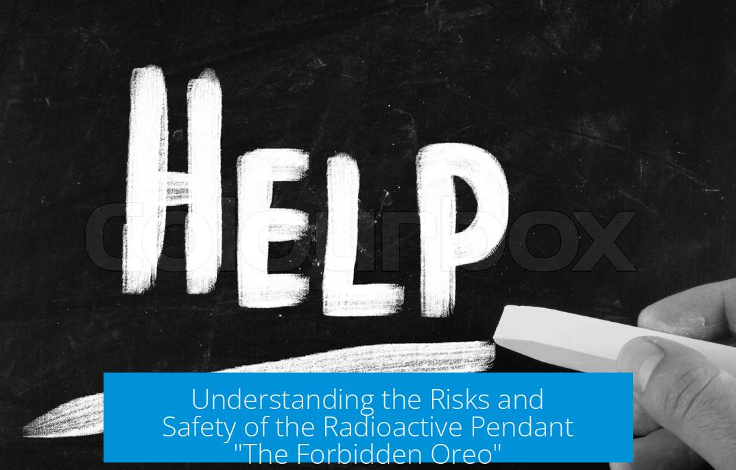 Understanding the Risks and Safety of the Radioactive Pendant "The Forbidden Oreo"