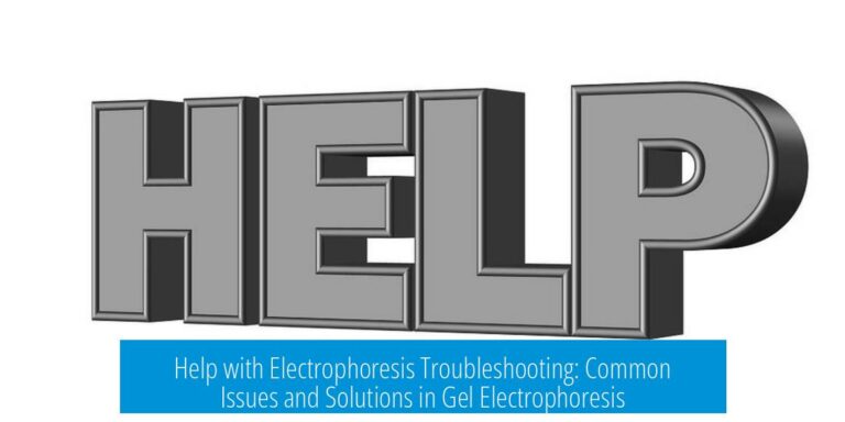 Help with Electrophoresis Troubleshooting: Common Issues and Solutions in Gel Electrophoresis