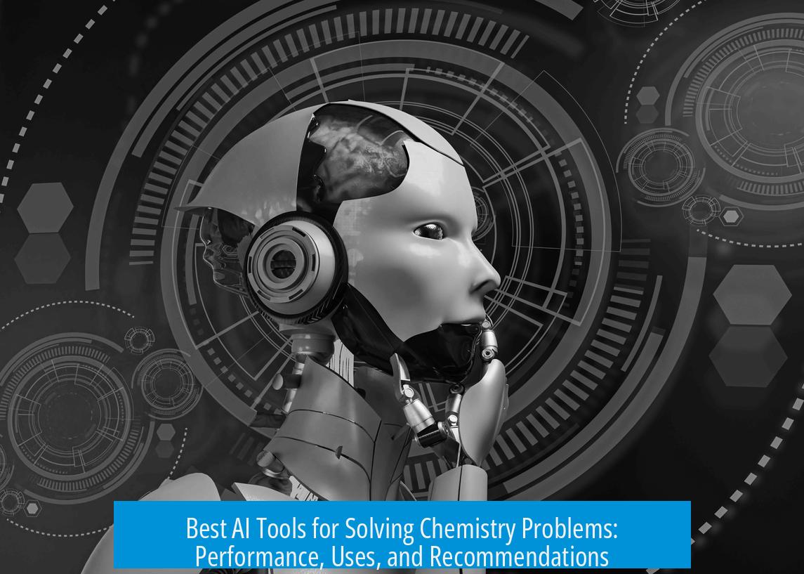 Best AI Tools for Solving Chemistry Problems: Performance, Uses, and Recommendations