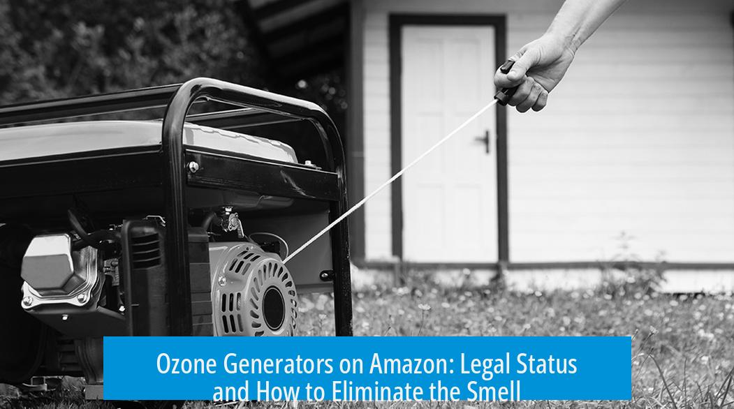 Ozone Generators on Amazon: Legal Status and How to Eliminate the Smell