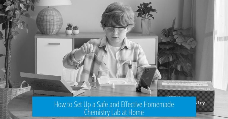 How to Set Up a Safe and Effective Homemade Chemistry Lab at Home