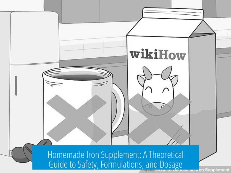 Homemade Iron Supplement: A Theoretical Guide to Safety, Formulations, and Dosage